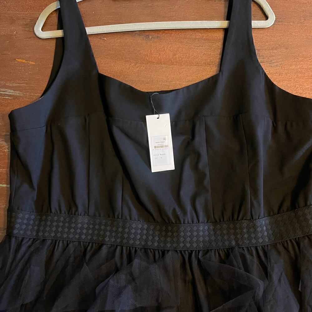 Starling Reine Black Tulle Layered Whimsigoth Y2K Witchy Dress Women's XL - Picture 4 of 10